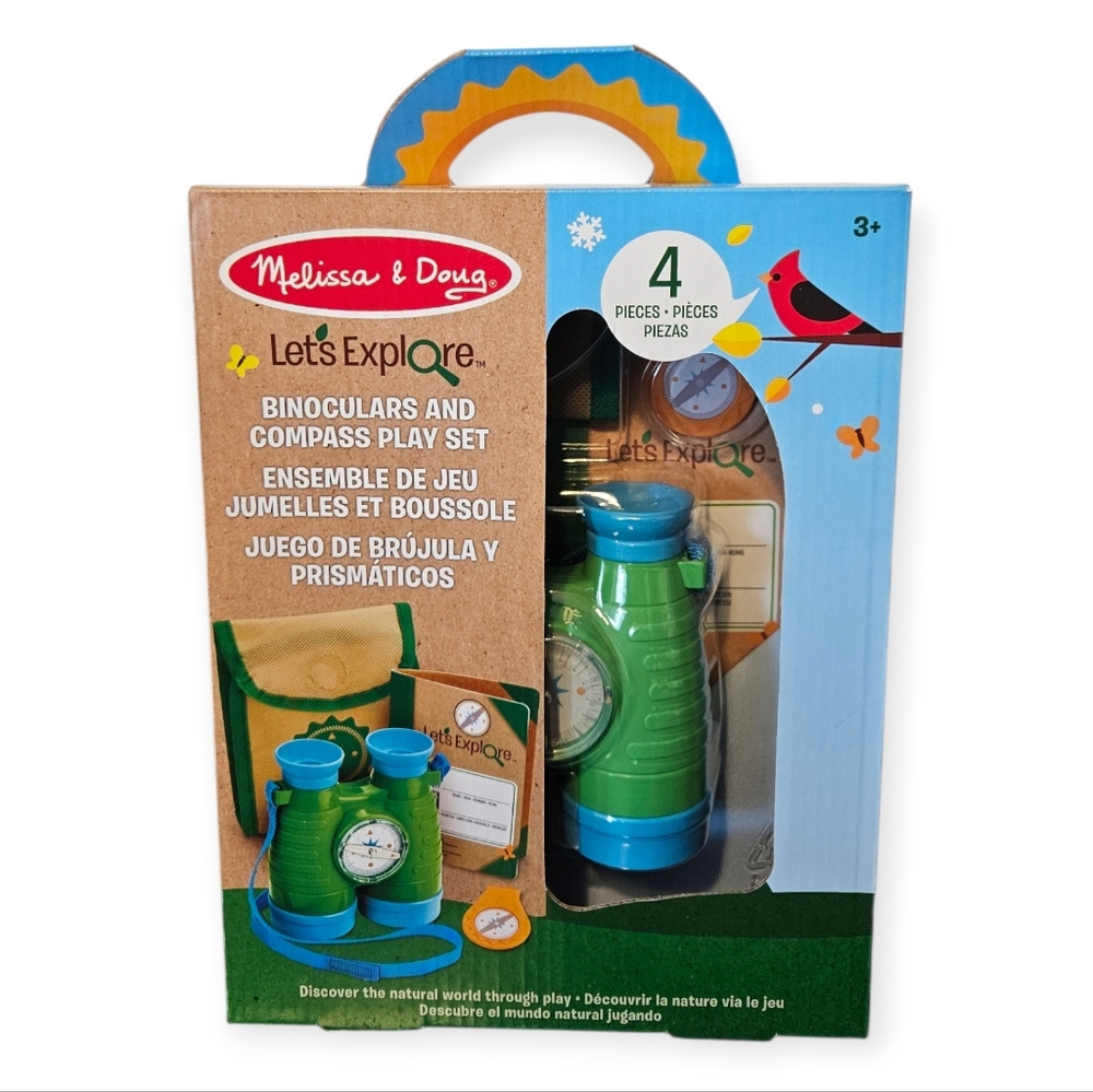 Melissa & Doug Binoculars and Compass Play Set